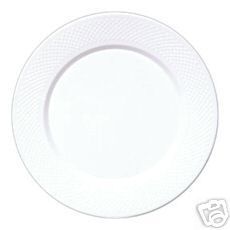 Clear Plastic Concord Party 6 Dessert Plates Wedding