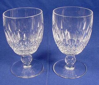 Vintage Waterford Crystal Water Goblets COLLEEN Short Stem