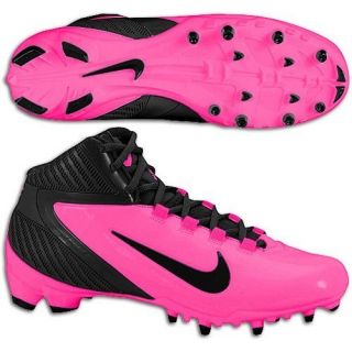  Air ALPHA SPEED TD 3/4 Football Soccer Cleats Shoes PINK BREAST CANCER