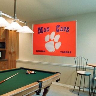 Clemson Tigers 3 x 5 Man Cave Flag