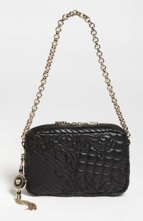 Versace Vanitas Embroidered Leather Shoulder Bag