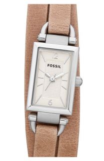 Fossil Delaney Leather Strap Watch