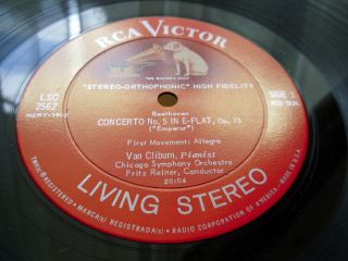 Beethoven Van Cliburn Symphony 5 RCA LSC 2562 Stereo