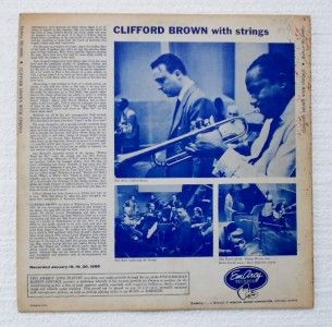 Clifford Brown with Strings Emarcy MG 36005 1955 Jazz LP Superb Record