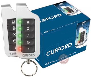 Clifford Matrix 1 3X 2 Way LED Le Car Remote Start Starter Keyless