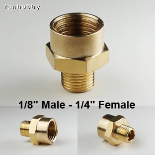 Airbrush Coupling Fitting 1 8 Male 1 4 Female BSP F M