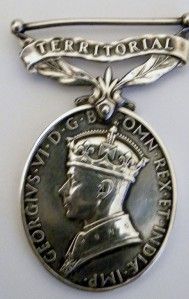 George VI Silver Territorial Army Medal, Issued to Signalman in Royal