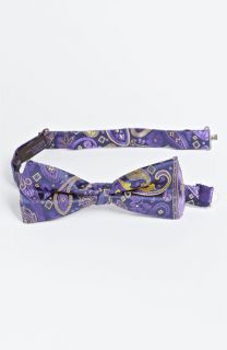 Etro Paisley Woven Silk Bow Tie