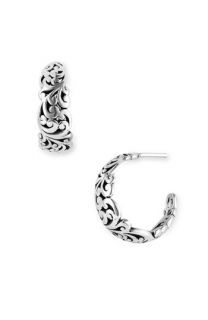 Lois Hill Thick Rounded Hoop Earrings