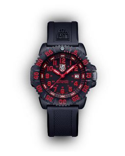 Luminox Nay Seal Colormark Red Accented Mens Watch 3065