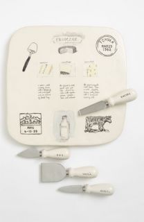 Magenta Cheese Board & Knives Set
