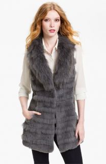 La Fiorentina Genuine Fur & Wool Vest