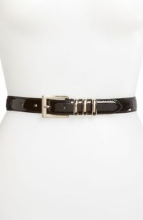 St. John Collection Patent Leather Belt