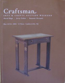 DAVID RAGO – Carftsman Arts & Crafts auction catalog – George Ohr