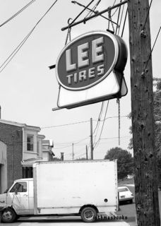 Lee Tire Rubber Company Plant Sign Conshohocken PA