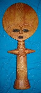 Here is a light colored wood fertility Ashanti god? It is in