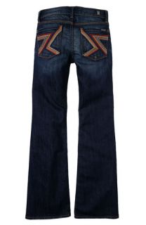 7 For All Mankind® Embroidered Pocket Jeans (Big Girls)