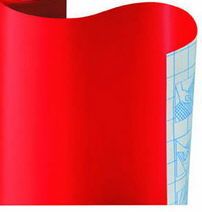Fire Engine Red Contact Paper Shelf Drawer Liner 3ft