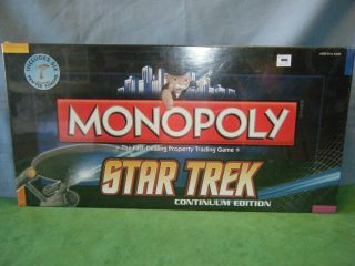 Star Trek Monopoly Continuum Edition Board Game New