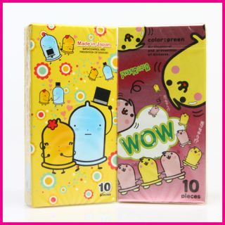  Fuji Latex WOW Crystal Condoms Thin 10P 10P Japan