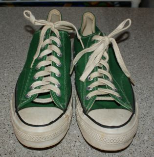 Converse ALL STAR Black label GREEN Made in USA!! EXCELLENT!!