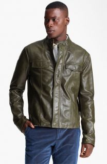 Etro Leather Moto Jacket