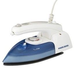 NEW! Black & Decker Travel Pro Iron X50 Dual Voltage Compact with