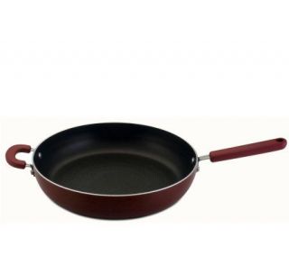 Cooks Essentials 13 Open Deep Skillet   Red —