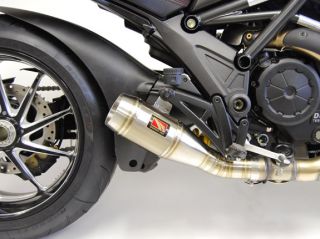 2011 2012 Ducati Diavel Competition Werkes GP Slip On Exhaust