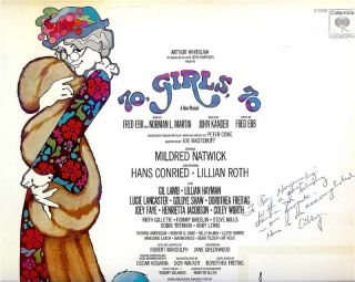 70 Girls 70 ORIGINAL1971 Broadway Cast Signed Stereo Vinyl LP