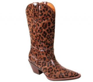 Nomad Sunline Womens Leopard Print Cowboy Boots   A326316