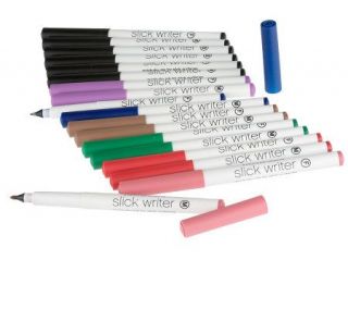 Slick Writers Set of 18 Assorted Color Pens