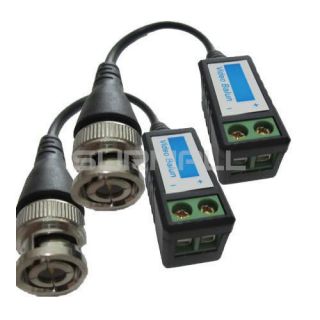   Passive Video Balun BNC Connector Cat5 UTP Coaxial Cable adapter