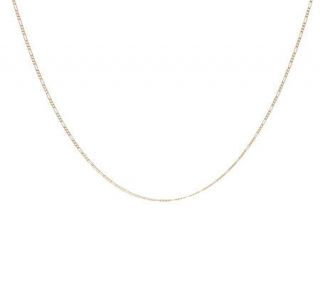 VicenzaGold 18 Figaro Chain Necklace 14K Gold —