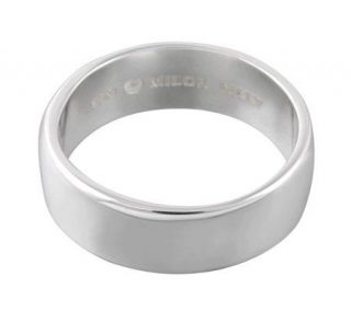 Ultrafine Silver 7mm Polished Silk Fit WeddingBand Ring —