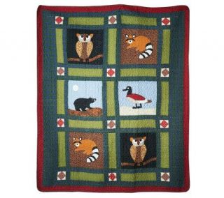 Outdoor Life Handcrafted 100Cotton Reversible Throw —
