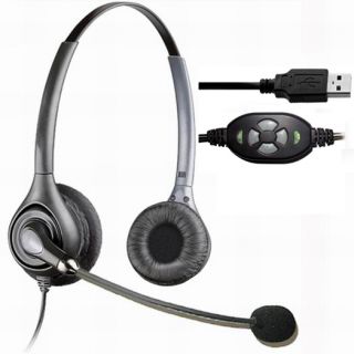 S20NP USB Gaming Computer Mono Headset with Microphone for Skype MSN