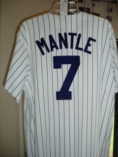 Cooperstown Collection Mickey Mantle #7 Jersey Sewn Lettering NWT