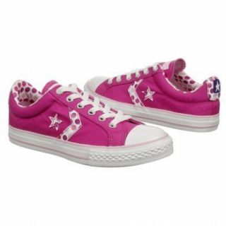 Girls Converse Kids Star Player EV Ox Pre Shoes Pink Multi Sizes