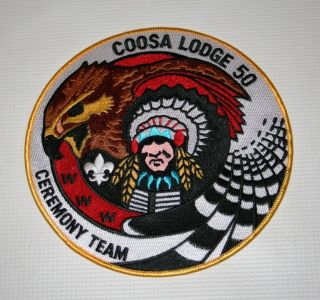 Coosa Lodge 50 Ceremony Team Restricted Jacket Patch Al 135 310