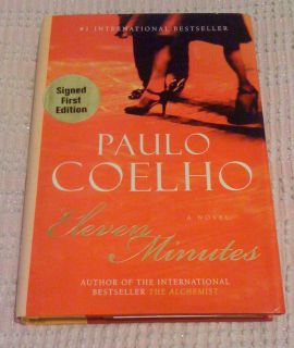   Minutes SIGNED First edition First printing by Paulo Coelho Rare