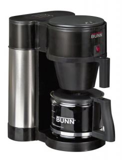 Bunn NHBX B 10 Cup Velocity Brew Coffee Maker Black and Stainless