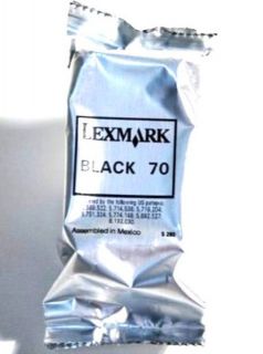 Genuine Lexmark 70 Black Ink X85 Z82 X125 Z54 Z31 X83 Z45 Z11 Z51 Z42