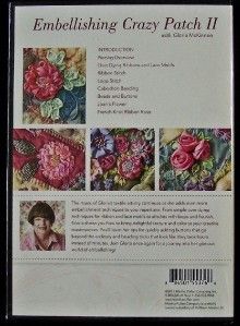 BOOK (GLORIOUS EMBELLISHING) BY GLORIA MCKINNON, FROM CRAZY QUILT TO