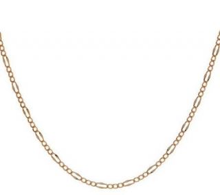 20 Oval Curb Link Chain Necklace, 14K Gold 1.5g —