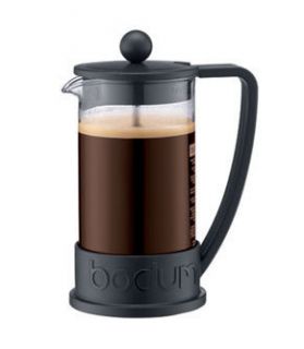 BLACK Bodum French Coffee Tea Press Brazil Small 3 Cup 12oz Fast