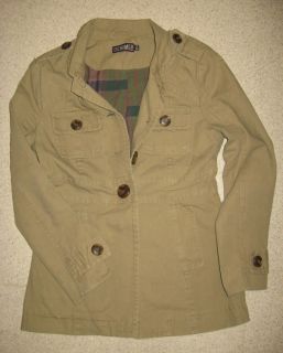  Denim Co Cotton Military Style Jacket Size UK 8 EUR 36 EX Cond
