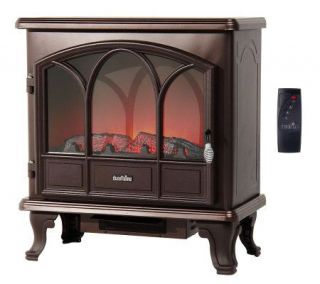 Duraflame 25x 26 1/2 Electric Stove Heater With Remote —