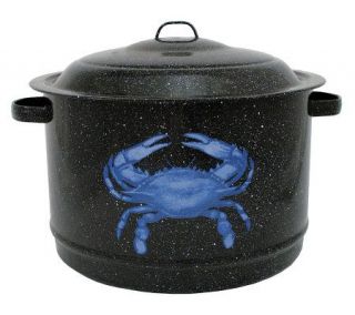 19 qt Crab Pot Enamel on Steel with Lid   K129924
