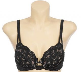 Barely Breezies Illusion Lace Diamond Cut Bra with UltimAir — 
